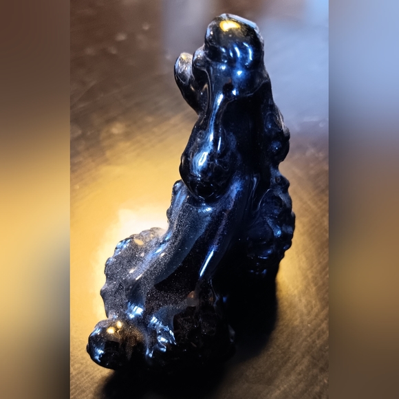 BLACK POODLE FIGURE - Picture 2 of 3